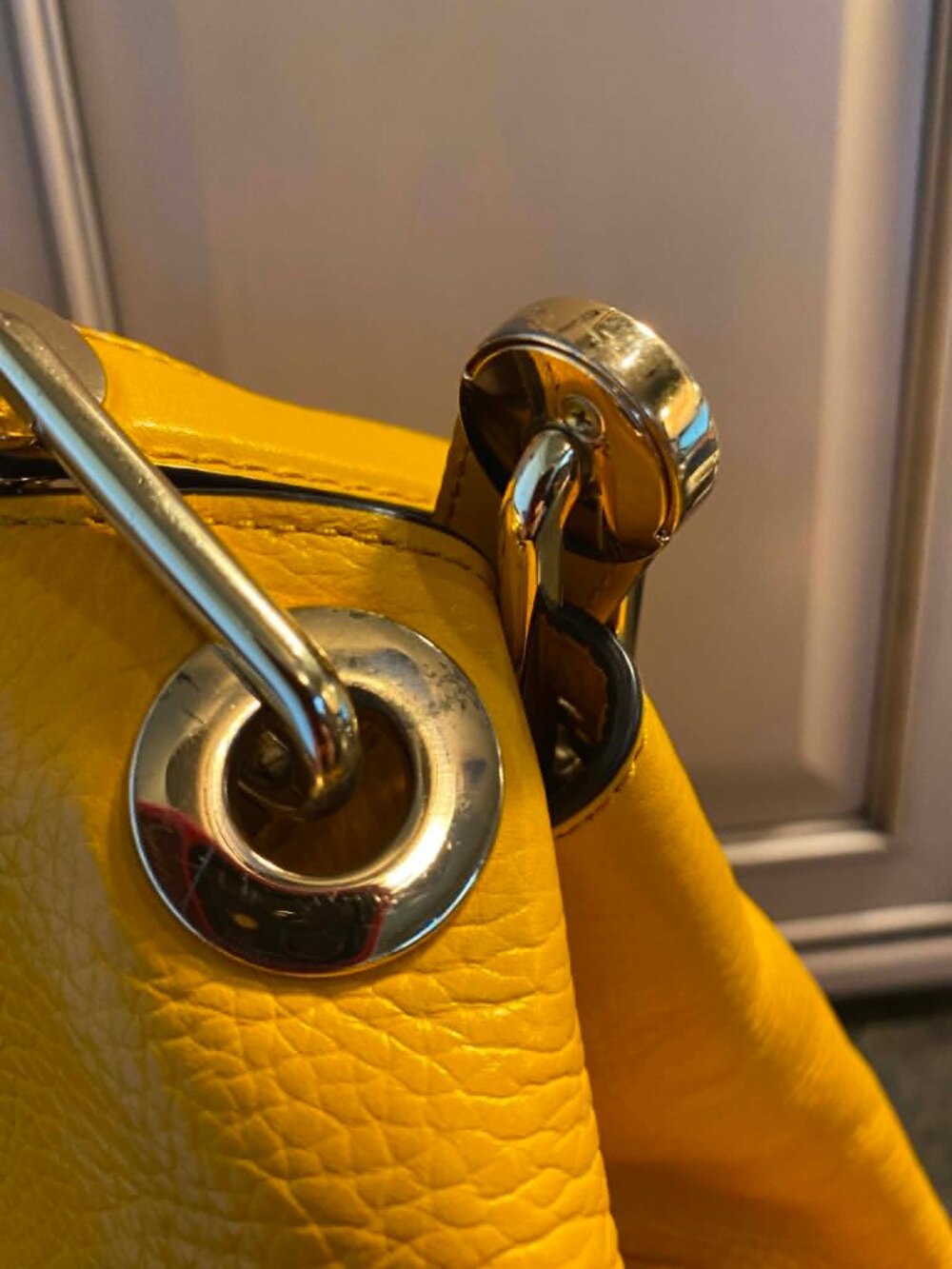 Michael Kors Raven Leather Shoulder Bag - Picture 7 of 13